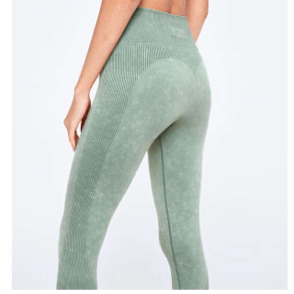 Victorias secret pink seasalt green washed legging